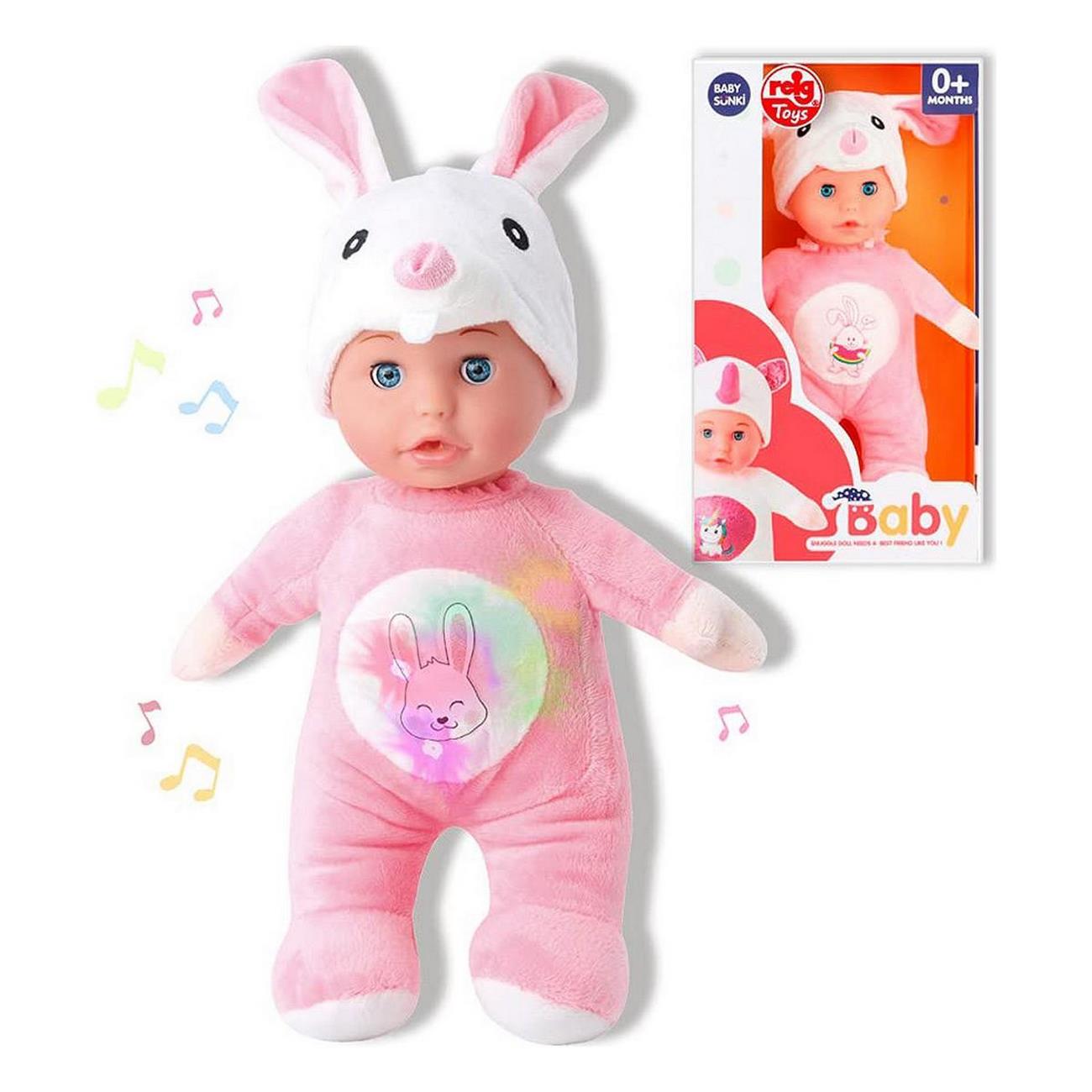Muñeco Bebe Niñas Mi Baby Sonido Felpa Juguete Pijama Conejo